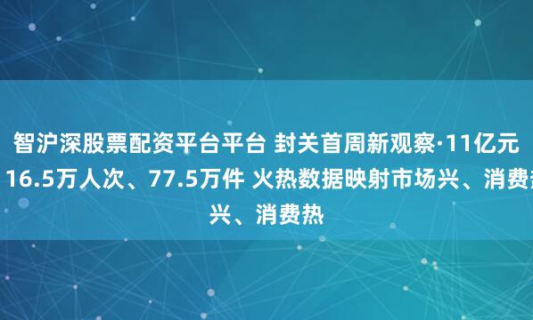 智沪深股票配资平台平台 封关首周新观察·11亿元、16.5万人次、77.5万件 火热数据映射市场兴、消费热