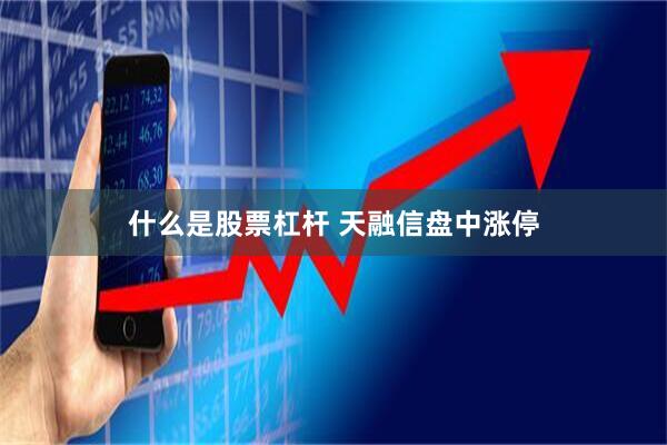 什么是股票杠杆 天融信盘中涨停