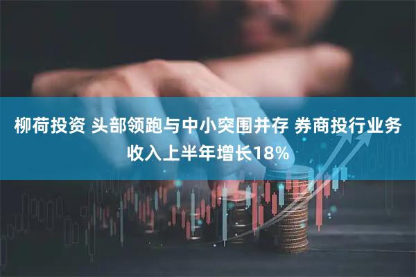 柳荷投资 头部领跑与中小突围并存 券商投行业务收入上半年增长18%